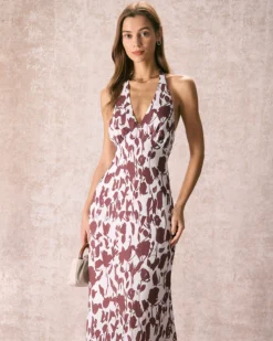 The Coffee V Neck Floral Backless Maxi Dress 9 The Coffee V Neck Floral Backless Maxi Dress -Deals Dress N Swimwear Store the coffee v neck floral backless maxi dress dresses 0loozj