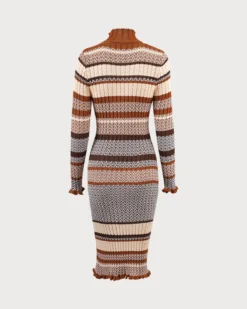 The Multi Colorblock Striped Knit Midi Dress 15 The Multi Colorblock Striped Knit Midi Dress -Deals Dress N Swimwear Store the colorblock striped knitted dress dresses xmnlqf