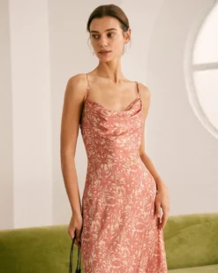 The Light Orange Cowl Neck Floral Maxi Dress 11 The Light Orange Cowl Neck Floral Maxi Dress -Deals Dress N Swimwear Store the cowl neck floral maxi dress dresses soxgxq