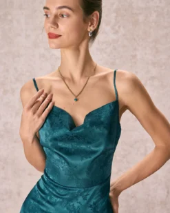 The Navy Cowl Neck Jacquard Maxi Dress 10 The Navy Cowl Neck Jacquard Maxi Dress -Deals Dress N Swimwear Store the cowl neck jacquard dress dresses pevjcl