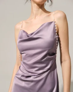 The Solid Cowl Neck Pearl Strap Midi Dress -Deals Dress N Swimwear Store the cowl neck pearl strap midi dress dresses gnrpj4