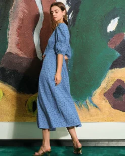 The Blue Puff Sleeve Cutout Slit Maxi Dress -Deals Dress N Swimwear Store the cutout split maxi dress dresses axr6tg 0ee94273 780f 43dd 80bd d90500f51213