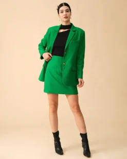 The Solid High-waisted Mini Skirt -Deals Dress N Swimwear Store the fake pocket mini skirt bottoms 84sud0