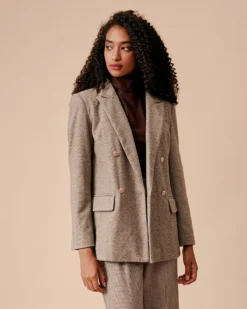 The Grey Collared Formal Blazer -Deals Dress N Swimwear Store the flap pocket blazer grey outerwear hupnrt
