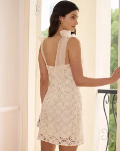 The Beige Floral Mesh Tie Strap Mini Dress 8 The Beige Floral Mesh Tie Strap Mini Dress -Deals Dress N Swimwear Store the floral mesh spliced mini dress dresses 8hjzxs