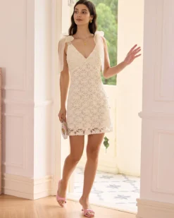 The Beige Floral Mesh Tie Strap Mini Dress 9 The Beige Floral Mesh Tie Strap Mini Dress -Deals Dress N Swimwear Store the floral mesh spliced mini dress dresses fuzcdi