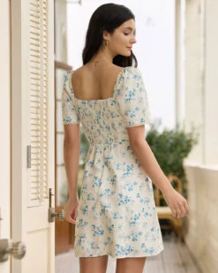 The White Sweetheart Neck Floral Scalloped Mini Dress 8 The White Sweetheart Neck Floral Scalloped Mini Dress -Deals Dress N Swimwear Store the floral scalloped mini dress dresses ykw29v