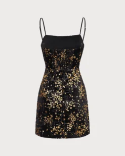 The Black Floral Sheath Slip Mini Dress -Deals Dress N Swimwear Store the gold floral velvet dress dresses pq60lv