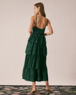The Green Sweetheart Neck Lace Maxi Dress 13 The Green Sweetheart Neck Lace Maxi Dress -Deals Dress N Swimwear Store the green sweetheart neck lace maxi dress dresses 1efqex