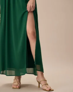 The Green Sweetheart Neck Ruched Maxi Dress 8 The Green Sweetheart Neck Ruched Maxi Dress -Deals Dress N Swimwear Store the green sweetheart neck ruched maxi dress dresses mhnzhn