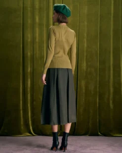 The Green V Neck Long Sleeve Knit Cardigan -Deals Dress N Swimwear Store the green v neck solid cardigan tops gu45v9