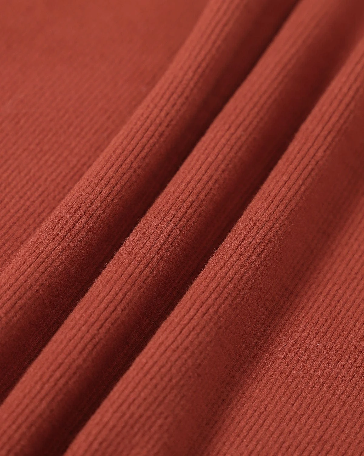 The Brick Red High Neck Cutout Knit Top 2 The Brick Red High Neck Cutout Knit Top - Image 2