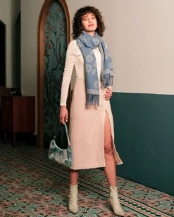 The High Waisted Side Slit Tweed Skirt -Deals Dress N Swimwear Store the high waist tweed skirt bottoms xhthos