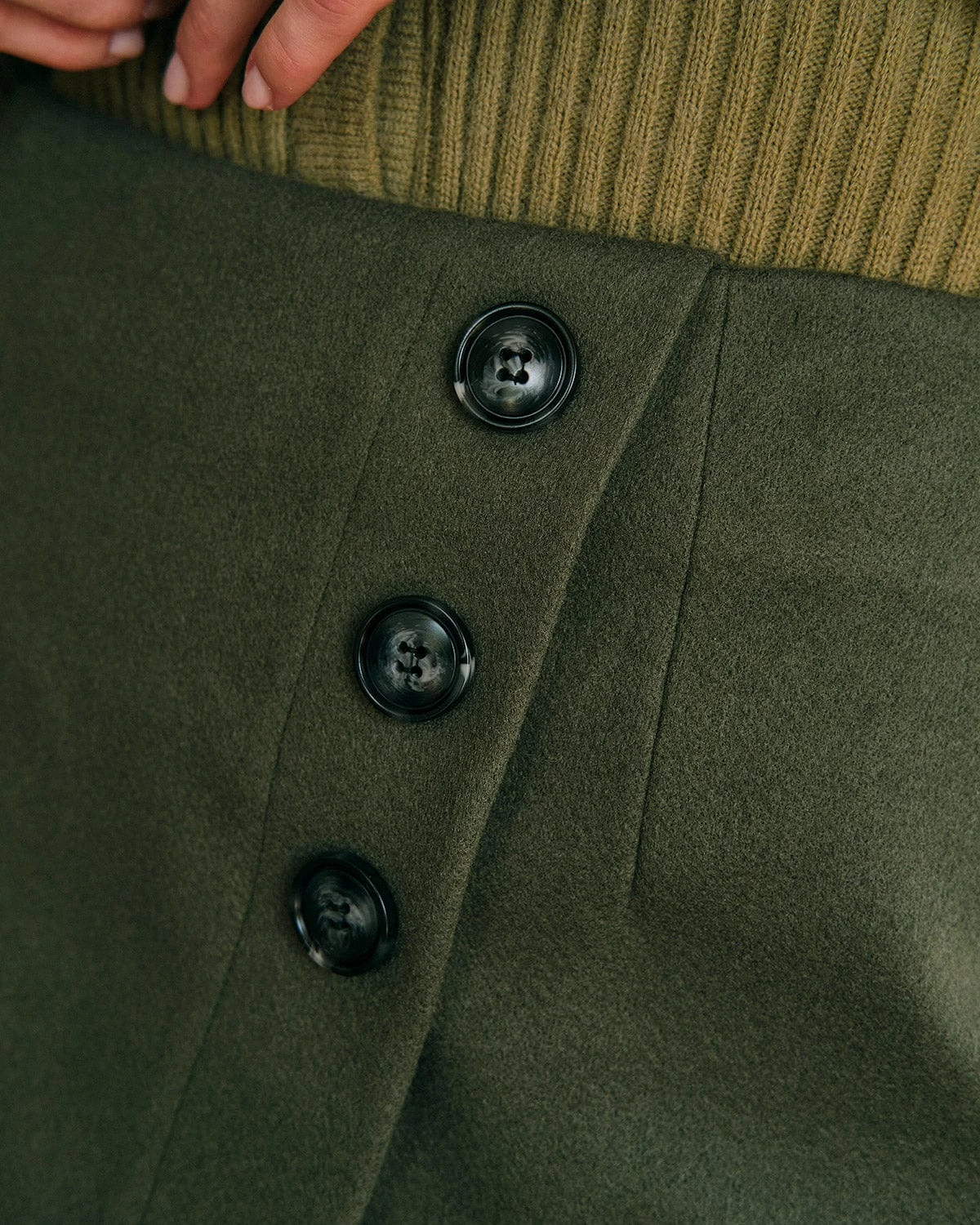 The High Waisted Asymmetrical A-line Mini Skirt 2 The High Waisted Asymmetrical A-line Mini Skirt - Image 2