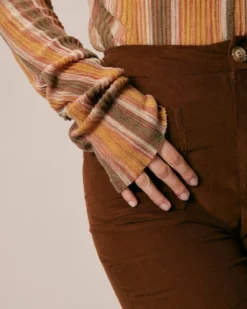 The Brown High Waisted Pockets Flare Pants 10 The Brown High Waisted Pockets Flare Pants -Deals Dress N Swimwear Store the high waisted flare pants bottoms boml0z