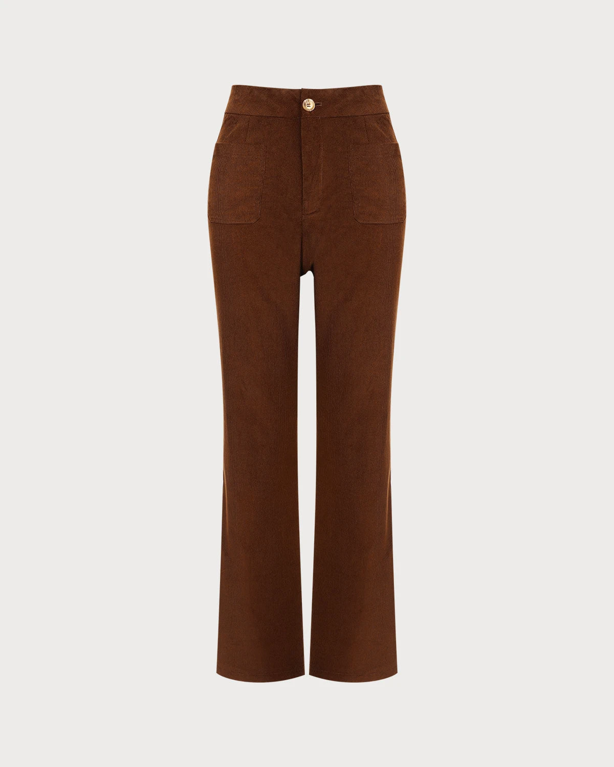 The Brown High Waisted Pockets Flare Pants 7 The Brown High Waisted Pockets Flare Pants - Image 7