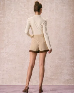 The Khaki High Waisted Button Corduroy Shorts 11 The Khaki High Waisted Button Corduroy Shorts -Deals Dress N Swimwear Store the khaki high waisted corduroy shorts bottoms 0ez1ho
