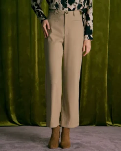 The Khaki High Waisted Straight Pants -Deals Dress N Swimwear Store the khaki high waisted straight pants bottoms lxvaei