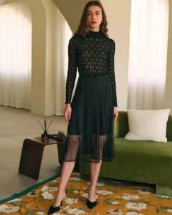 The Solid Sheer Mesh Long Sleeve Tee 13 The Solid Sheer Mesh Long Sleeve Tee -Deals Dress N Swimwear Store the lace sheer mesh top tops ehq3uz