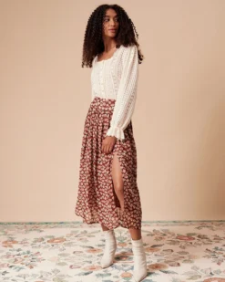 The Beige Solid Lace Trim Blouse 8 The Beige Solid Lace Trim Blouse -Deals Dress N Swimwear Store the lace trim blouse tops ezjeqp