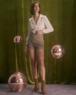 The Apricot Lapel Floral Embroidery Blouse 9 The Apricot Lapel Floral Embroidery Blouse -Deals Dress N Swimwear Store the lapel floral embroidery blouse tops e0tjzt