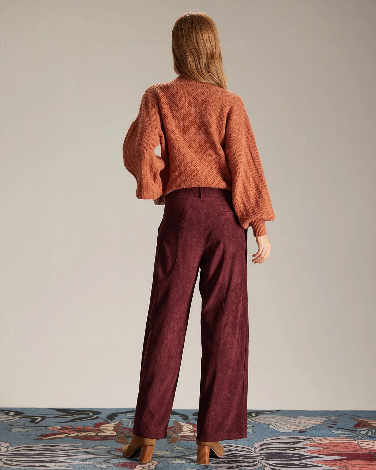 The Orange Mock Neck Drop Shoulder Sweater 6 The Orange Mock Neck Drop Shoulder Sweater - Image 6