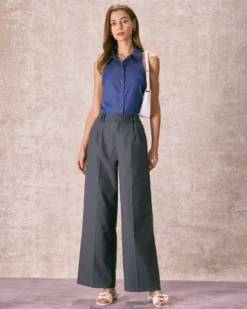 The Navy Button Front Sleeveless Shirt -Deals Dress N Swimwear Store the navy button front sleeveless shirt tops 1oelq7