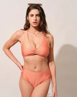 The Orange Tie Back Bikini Set 8 The Orange Tie Back Bikini Set -Deals Dress N Swimwear Store the orange tie back bikini set orange bikinis zayeze 189194