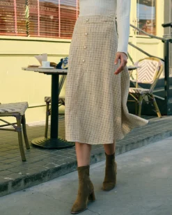 The Pearl Button High Waisted Tweed Skirt 8 The Pearl Button High Waisted Tweed Skirt -Deals Dress N Swimwear Store the pearl button tweed skirt bottoms 1u3bol 243028