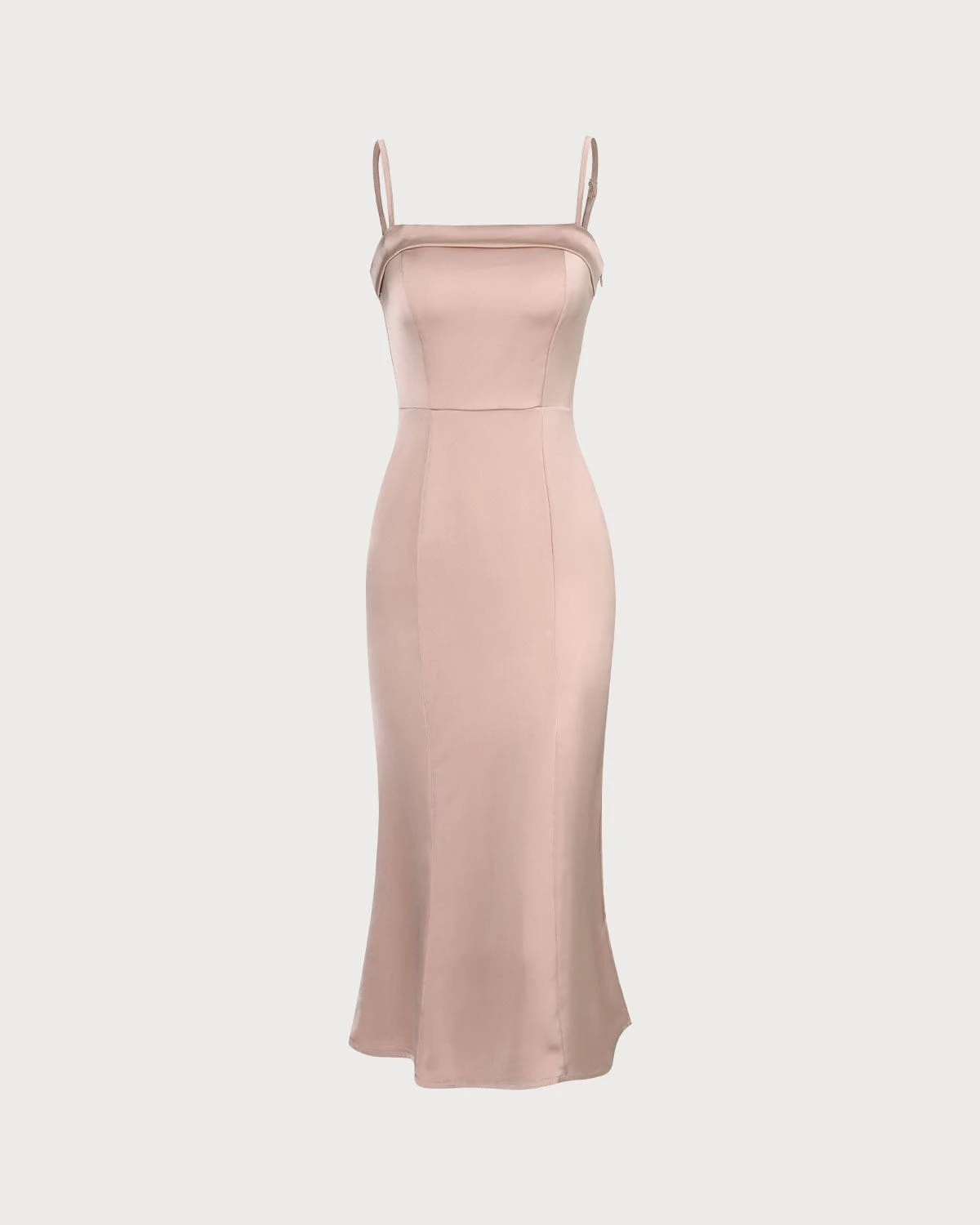 The Pink Bodycon Satin Cami Midi Dress 6 The Pink Bodycon Satin Cami Midi Dress - Image 6