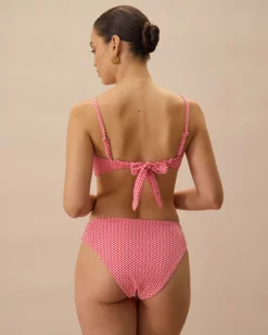 The Red Plaid Ruched Bikini Top -Deals Dress N Swimwear Store the plaid ruched bikini top bikinis v98gk9