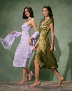 The Purple Jacquard Slip Midi Dress & Fringed Shawl -Deals Dress N Swimwear Store the purple jacquard slip midi dress fringed shawl dresses ay73dw