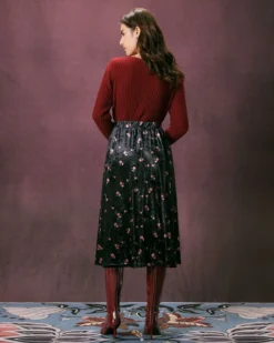 The Red V Neck Ribbed Long Sleeve Cardigan 11 The Red V Neck Ribbed Long Sleeve Cardigan -Deals Dress N Swimwear Store the red v neck long sleeve cardigan tops vmteaj 461037