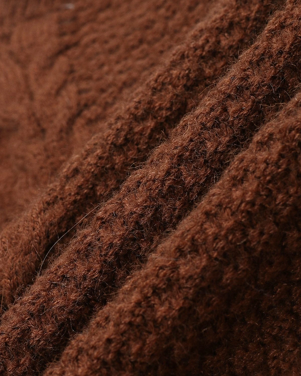 The Coffee Cutout Shoulder Woolen Knit Top 2 The Coffee Cutout Shoulder Woolen Knit Top - Image 2