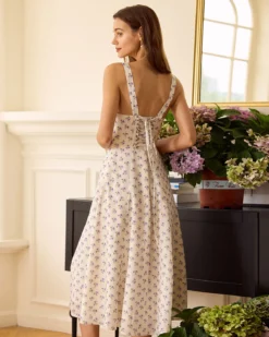 The Beige Ruched Split Hem Floral Midi Dress 11 The Beige Ruched Split Hem Floral Midi Dress -Deals Dress N Swimwear Store the ruched split hem floral midi dress dresses g9l3m8