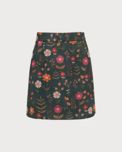 The Green Slant Pocket Floral Mini Skirt 13 The Green Slant Pocket Floral Mini Skirt -Deals Dress N Swimwear Store the slant pocket floral mini skirt bottoms rzihxr