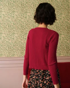 The Solid V Neck Ribbed Cardigan -Deals Dress N Swimwear Store the solid color ribbed cardigan tops usscp0