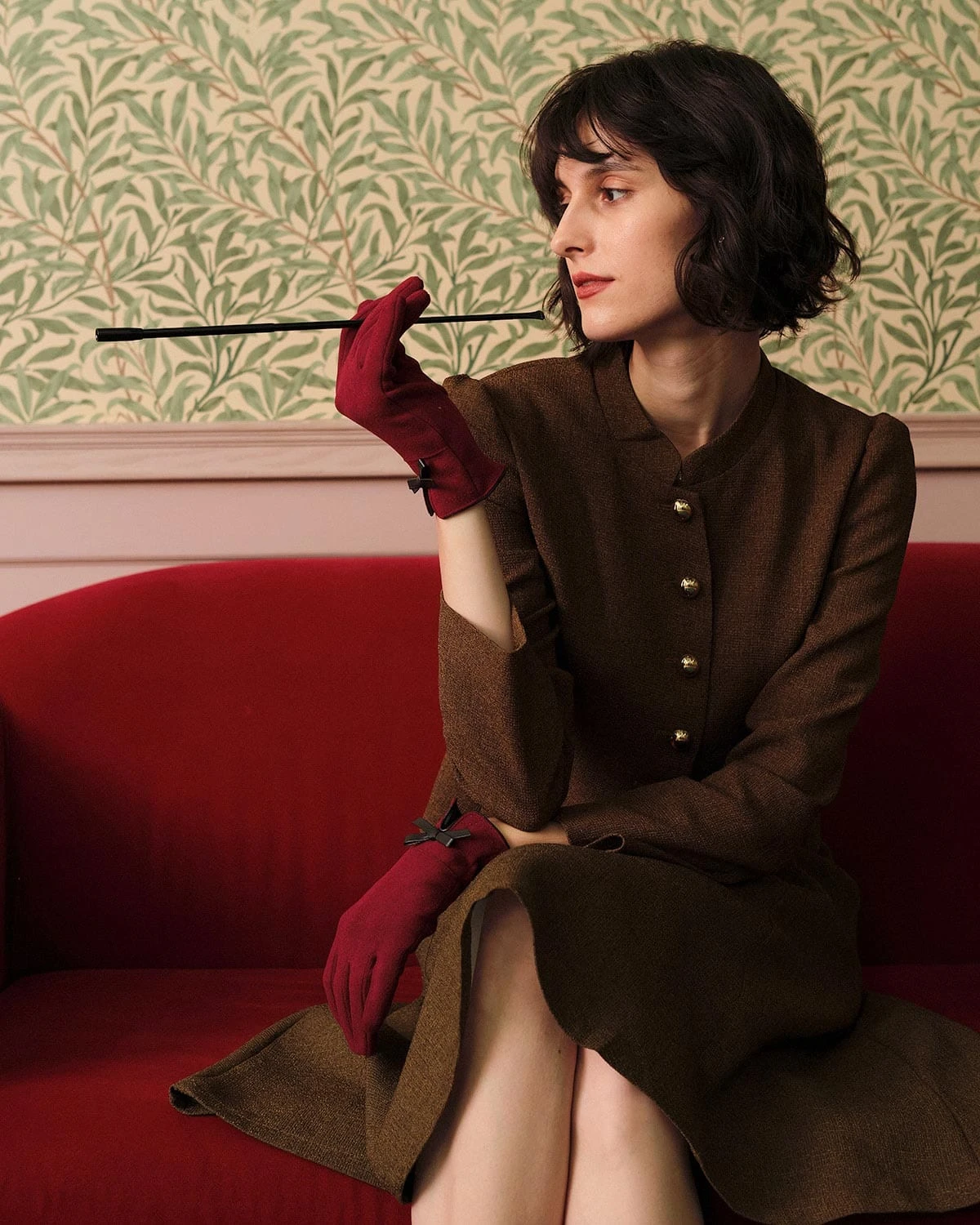 The Solid Retro Single-breasted Tweed Jacket 5 The Solid Retro Single-breasted Tweed Jacket - Image 5