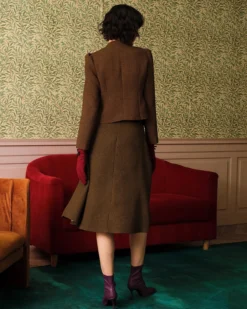 The Solid Retro Single-breasted Tweed Jacket 13 The Solid Retro Single-breasted Tweed Jacket -Deals Dress N Swimwear Store the solid color tweed jacket outerwear wq0vdr 225817