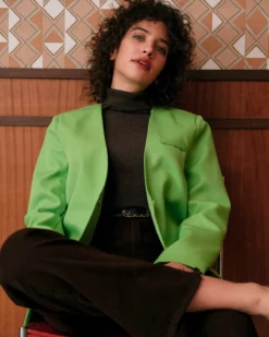 The Solid V Neck Button-up Blazer 9 The Solid V Neck Button-up Blazer -Deals Dress N Swimwear Store the solid color v neck blazer outerwear aswium