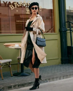 The Side Slit PU Leather Sling Midi Dress -Deals Dress N Swimwear Store the split hem p u leather midi dress dresses ismt0g