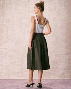 The Grey Square Neck Striped Tank Top -Deals Dress N Swimwear Store the square neck striped tank top tops vi4biv