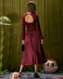 The Red Sweetheart Neck Burnout Blouse -Deals Dress N Swimwear Store the sweetheart neck burnout blouse tops jm17ir