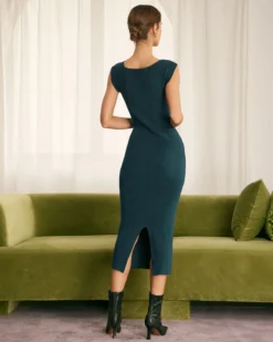 The Dark Green Sweetheart Neck Sweater Midi Dress 7 The Dark Green Sweetheart Neck Sweater Midi Dress -Deals Dress N Swimwear Store the sweetheart neck sweater dress dresses aurhoa bf15c31b d31d 4d78 99e2 f040e3f62105