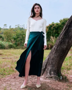 The White V Neck Teardrop Ribbed Knit Top 9 The White V Neck Teardrop Ribbed Knit Top -Deals Dress N Swimwear Store the teardrop knit top tops ieeofp