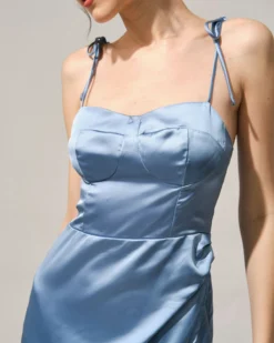 The Solid Sweetheart Neck Tie Shoulder Slit Midi Dress -Deals Dress N Swimwear Store the tie shoulder slit midi dress dresses 3ccqdz dce5b52a fa26 444a bc9d a1dda36bdd1c 240285