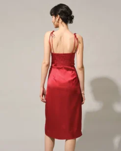 The Solid Sweetheart Neck Tie Shoulder Slit Midi Dress -Deals Dress N Swimwear Store the tie shoulder slit midi dress dresses uuog8u 6cfb7644 0e1f 4a00 b985 b16ce616e44c 804803