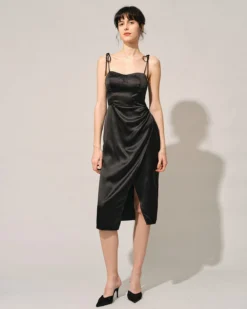 The Solid Sweetheart Neck Tie Shoulder Slit Midi Dress -Deals Dress N Swimwear Store the tie shoulder slit midi dress dresses whsfdk 9d135e3b 4339 44e9 97bb b7a82d9af9c6 554628