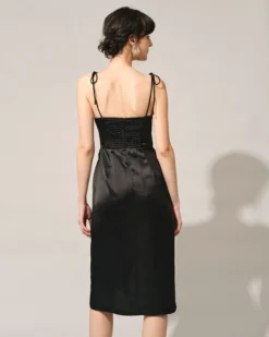 The Solid Sweetheart Neck Tie Shoulder Slit Midi Dress -Deals Dress N Swimwear Store the tie shoulder slit midi dress dresses z43u9q 198ce4b8 0477 4538 9141 1298e53467df