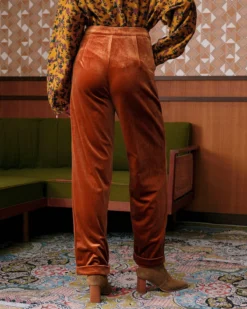 The Solid Pleated High Waisted Velvet Pants 11 The Solid Pleated High Waisted Velvet Pants -Deals Dress N Swimwear Store the velvet high waist pants bottoms kcyzoq